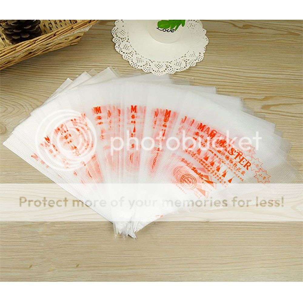 Disposable Clear Icing Frosting Filling Pastry Piping Bag Cake Cream